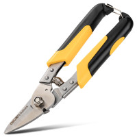 得力DL351215弯头龙骨剪(黄)8.5寸1盒