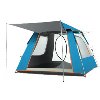 悠拓者3-4人四面观景自动帐篷 YT-ZP009蓝色(210X140X210CM)