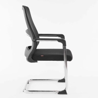 德诚和 电脑椅会议桌办公椅家用网布椅子-黑色