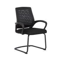 德诚和 简约舒适办公椅特色椅背人体工学电脑椅职员网布椅子