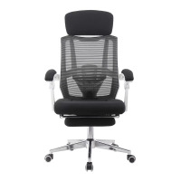 德诚和老板椅电脑椅办公椅中班椅经理椅时尚转椅-黑色