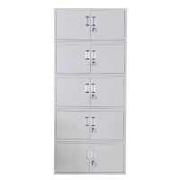 德诚和财务室会计凭证柜分体五节柜铁皮柜文件柜档案柜资料柜办公柜带锁分五节柜