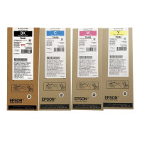 爱普生(EPSON)T05U1-T05U4 四色墨盒 套装黑/青/红/黄(适用WF-4838机型)约4800页