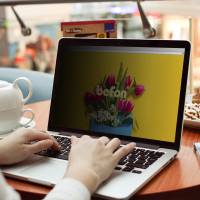 倍方苹果电脑防窥膜MacBookair13.3英寸A1369/A1466笔记本电脑屏幕隐私防窥保护膜防窥片防窥屏3379