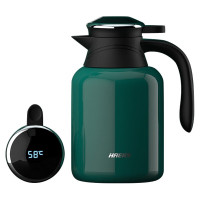 哈尔斯温显家居保温壶 1.5L咖啡壶暖壶 304不锈钢 墨绿 HDM-1500-51(三色随机)