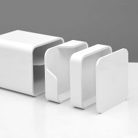 KACO乐迈笔筒桌面收纳三件套杂物盒自由叠加搭配便签贴纸办公用品 白色K1410