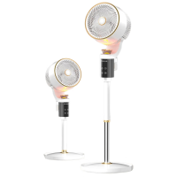 志高空气循环扇 台式风扇家用静音立式电风扇智能落地扇 语音款+3D摇头+负离子净化(影)