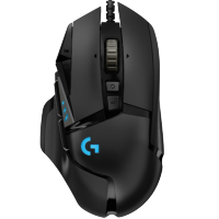 罗技(Logitech)G502 HERO 有线鼠标 电竞机械 黑色