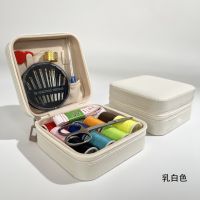 针线盒家用高质量宿舍缝补针线套装 纯色白针线包[11色线+6小工具]