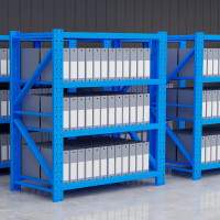 德诚和 仓储货架置物架蝴蝶立柱货架 主架(承重200KG)1800*600*2800mmH组