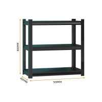 货架置物架多层仓库阳台储藏室钢制收纳架500*400*800mmH