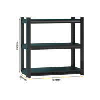 货架置物架多层仓库阳台储藏室钢制收纳架500*300*690mmH