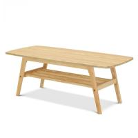 茶几木质茶几现代简约双层大茶几桌长茶几1200*500*450mmH