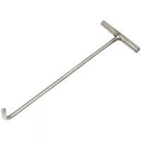 不锈钢钩子井盖拉钩开自来水下水道水泥钩子拖钩卷帘门挂钩拉货钩 不锈钢68厘米乘12毫米钝口