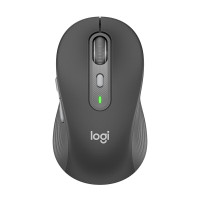 罗技(Logitech)M750L 无线蓝牙鼠标双模轻音商务办公便携人体工学笔记本电脑鼠标 黑色