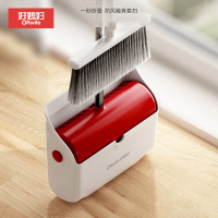 好媳妇皓白内齿折叠收纳扫连铲 旋转带梳齿扫把簸箕AGW-4485A-1