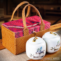 [润虎]福冠如意 正山小种 武夷红茶双瓷罐280克装(影)