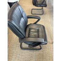 德诚和办公椅子会议椅弓形椅 牛皮