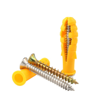 塑料膨胀管螺丝6*30 (10个起发货)