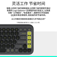 罗技 POP ICON KEYS无线机械键盘(黑色)