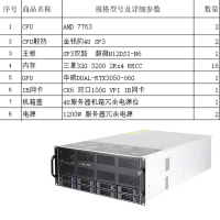 定制服务器计算节点 AMD7763*2 (定制)