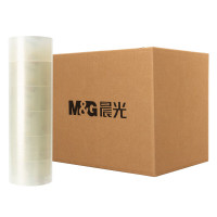 晨光(M&G)文具普透封箱胶带打包胶带大胶布 60mm*100m*45um 整箱48卷