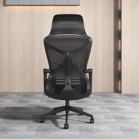 德诚和DCH-BGY1001经理主管椅人体工学电脑可躺午休办公椅椅子带搁脚黑色