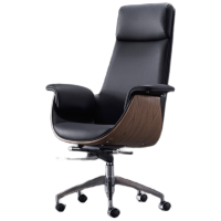 德诚和DCH-BGY1025 人体工学西皮老板椅子升降办公椅 W660*D420*H1200mm