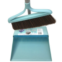 妙潔长齿梳扫把组簸箕套装折叠站立收纳扫地笤帚扫帚(6套起订)