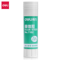 得力(deli) 7102 固体胶高粘度胶棒白色单位:支 (24支起购)