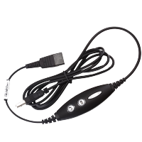 泰迪信QD转USB线145cm 音量调节闭音话务耳机线