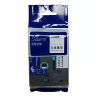 鑫诚达 TZ-241 18mmX8m 白底黑字 色带 (计价单位:盒) 白色