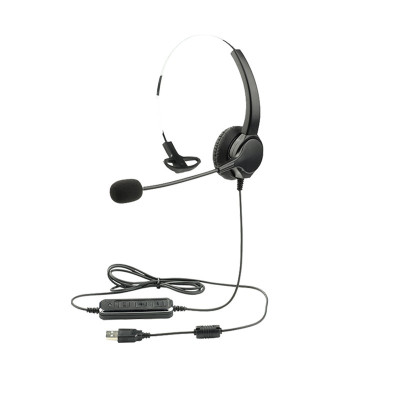 先锋智能XFZX 话务耳机 XF-VH500 单耳头戴式 降噪 水晶头
