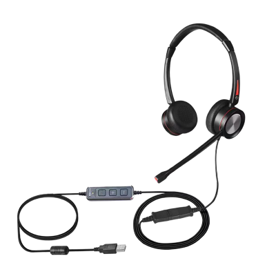 先锋智能XFZX 话务耳机 XF-DN91 单耳头戴式 降噪 3.5mm双孔插头 黑色
