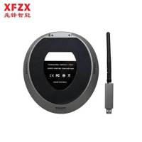 先锋智能XFZX 视频会议全向麦克风 XF-B1GZN 360度无死角拾音 级联最大8米拾音半径 2.4G无线传输