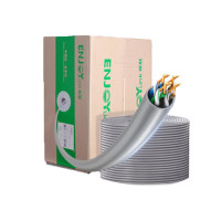 欢联(ENJOYLINK)H15E10041-G 0.51mm无氧铜线芯 超五类4对非屏蔽网线 305米/箱 (计价单位:箱)灰色