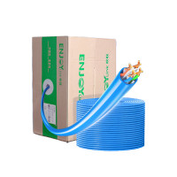 欢联(ENJOYLINK)H1610042-G 0.57mm无氧铜线芯 六类4对非屏蔽网线 305米/箱 (计价单位:箱)蓝色