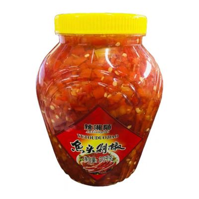 辣湘随鱼头剁椒2kg/桶