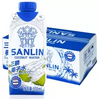 三麟[言承旭推荐]椰子水330*12富含天然电解质进口NFC椰青果汁