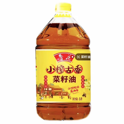 鲁花小榨古香菜籽油5L/桶