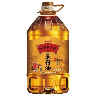 金龙鱼 外婆乡小榨菜籽油 5L/桶