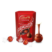 Lindt瑞士莲软心牛奶巧克力16粒分享装 200g(红色)