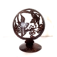 非遗椰雕手工摆画客厅办公桌工艺礼品生日礼物 特色原创直销