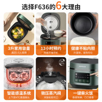 九阳电饭煲家用3L 多功能迷你智能电饭锅F30FZ-F636