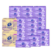 维达(Vinda)抽纸棉韧3层100抽*40包M码 卫生纸纸抽 纸巾 整箱