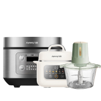 九阳小熊厨房电器套装(九阳4L电饭煲F40FY-F333+电炖锅DG10G-GD539+小熊2L绞肉机QSJ-U03B5