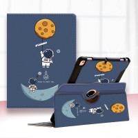 稻草屋 华为M6(10.8英寸) 配钢化膜 平板电脑保护套 蓝色