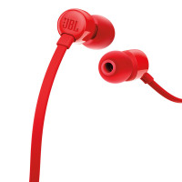 JBL T110 入耳式有线耳机 红色 (计价单位:副)