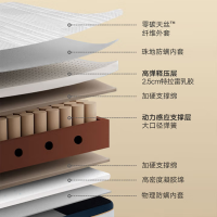 8H 乳胶床垫 150*200*26(cm) 床垫 金刚蓝 (计价单位:张)