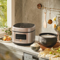 小熊(Bear)4L多功能柴火元釜内胆电饭煲金色-DFB-Q40G5